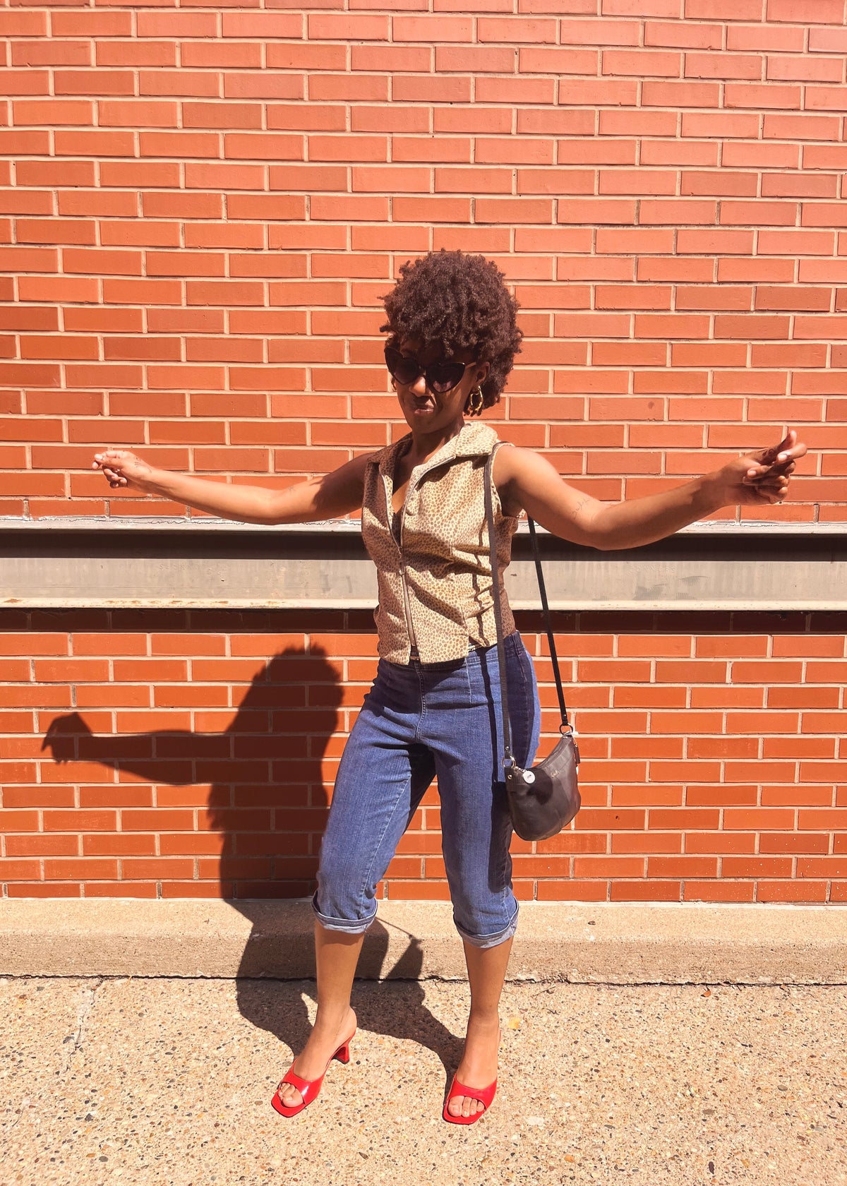 1980's Leopard Print Vest